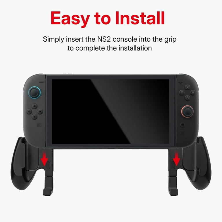 Grip Case for Nintendo Switch 2 Console with 5 Game Card