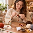 thumbnail image 5 of Robin Spiral Hanging Crochet Kit Full DIY Craft Supplies for Christmas Handmade Ornament Comes with Yarn Tools and Detailed Guide (Robin), 5 of 9