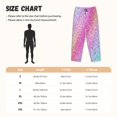 thumbnail image 3 of Fotbe Fun Rainbow Pink Pantalones de Pijama para Mujer, Pantalones de Dormir, Pantalones Pj con Cordón y Bolsillos-XX-Large, 3 of 6