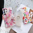 thumbnail image 6 of S22 Ultra Case, for Samsung Galaxy S22 Ultra Case for Women Girls Glitter Marble Floral Soft Silicone Slim Thin Cute Flexible Protective Girly Phone Case for Galaxy S22 Ultra 5g, 6 of 13