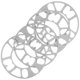 thumbnail image 1 of unbranded 4Ud Separadora Plata Universal De Metal Para Frotamiento Y Mejora Control, 1 of 8