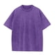 thumbnail image 1 of Ceisia Men's Vintage Washed Solid Crew Neck Short Sleeve T-Shirt Casual Retro Top Purple XXXXL Gifts, 1 of 7
