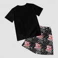 thumbnail image 5 of HCNTES Toddler Girls Boys Independence Day Clothes Summer Outfits Baby Pullover Short Sleeve Shirt and Comfortable Pants Set Kids Loungewear Outfits Set 2T 3T 4T 5T(L04-Blue,4-5 Years), 5 of 8