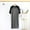 A-Dark Gray, variant on Mens Nightshirt Cotton Nightgown V Neck Short Sleeve Big&Tall Pjs Soft Long Sleepwear Loose Pajamas Sleep Shirt