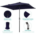 thumbnail image 5 of Sonerlic Patio 6.5x6.5 FT Market Umbrellas and Shade, Table Umbrella for Patio and Outdoor With Tilt Button for Deck, Garden and Pool,Navy Blue, 5 of 7