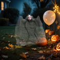 thumbnail image 5 of Hanging Grim Reaper Decorations with Cloaks, Halloween Decorations, Indoor Outdoor Yard Decor for Parties, Haunted House, Tree Ornament Favors, Purple, 5 of 9