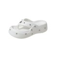 thumbnail image 5 of Zapatillas de mujer de 5 cm de tendencia con suela gruesa y diseño de espiga, zapatillas de EVA para mujer, zapatillas de verano para jardín perforadas, 5 of 5