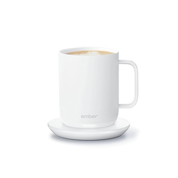 Taza inteligente Ember con control de temperatura, 10 oz, blanca