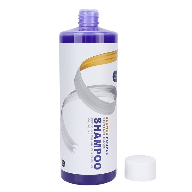 Champú Púrpura, 500 Ml Champú Púrpura Resaltado Ingredientes Naturales Agua / Aminoácido Para Teñir El Cabello Para Una Experiencia De Cuidado Del Cabello A Nivel De Spa ANGGREK Bleached Purple Shampoo