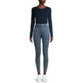 thumbnail image 6 of Time and Tru Women's High Rise Jeggings, Sizes XS-XXL, 6 of 6