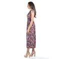 thumbnail image 2 of Vestido estampado de paisley Roman Fashion /Juvenil, 8802X-11 (Vino) vino G, 2 of 5