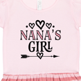 thumbnail image 3 of Inktastic Nana Girl Granddaughter Gift Gift Toddler Girl Dress, 3 of 4