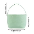 thumbnail image 3 of YHAICO Easter Candy Eggs Small Flower Basket Easter Gifts Bags Egg Storages Baskets with Handle Colorful Fillable Egg Surprise Easter Bunny Bag Children's Basket Bag Handheld Gift Canvas Bag, 3 of 6