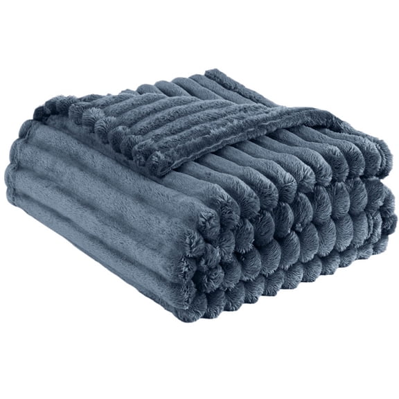 Decorland Fabric Throw Blanket, Red, 7.87" x 7.87"