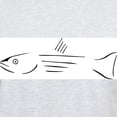 thumbnail image 3 of CafePress - Striped Bass T Shirt (White) T Shirt - Men's Classic Graphic T-Shirt, 3 of 4