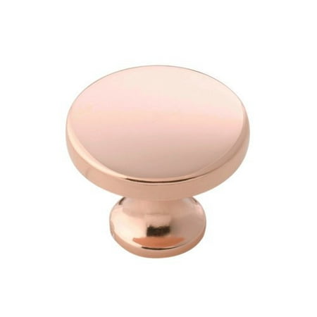 Hickory Hardware Forge Collection Cabinet Knob 1-3/8 Inch Diameter Polished Copper Finish