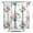 White-94, variant on Waterproof Pioneer Shower Curtain 84x72 Inch Polyester Unique Colorful Floral Shower Curtain for Bathroom Hotel Home Decor with 12 Plastic Hooks
