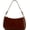 Brown, variant on Bags for Women Leather Hobo Sling Tote Handbag Retro Clutch Purse with 2 Removable Straps and Zipper Closure