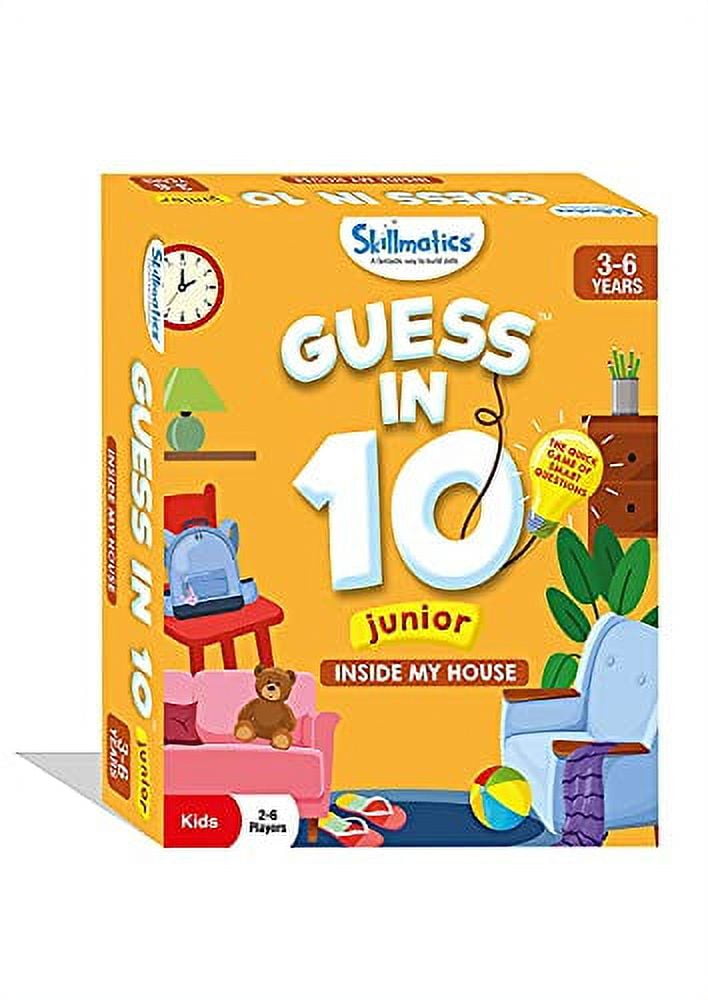 JoGenii |Card Game : Guess in 10 Junior Inside My House|SKILLMATICS