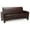 Brown, variant on Essentials by OFM ESS-9052 Traditional Reception Waiting Room Sofa, Black