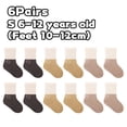 thumbnail image 2 of Calcetines de tubo medio a juego de colores para bebés de otoño e invierno, calcetines de dibujos animados sin hueso para bebés para niños pequeños, 2 of 5