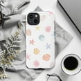 thumbnail image 5 of Pastel Seashell Starfish iPhone Case – Summer Beach Vibes Aesthetic, Ocean-Inspired TPU Cover for iPhone 16 15 14 13 12 11 Pro Max, 5 of 6