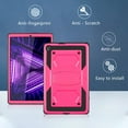 thumbnail image 5 of FIEWESEY for Lenovo Tab M10 HD Tablet Case,Shock-Resistant Drop-Proof and Shock-Resistant Hybrid Rugged case(Built-in Stand), for Lenovo Tab M10 HD 2nd Gen (TB-X306F/TB-X306X) 10.1 Inch(Pink), 5 of 7