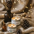thumbnail image 5 of Nature Skin Shop Handmade Holiday Wood Wick Candles Gift Set, Pack of 2, 5 of 6