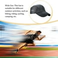 thumbnail image 4 of Summer Men Hat Clothing Accessory Sunshade Adjustable Sport Headgear Outdoor Summer Breathable Quick Drying Mesh Baseball Caps Dark gray, 4 of 8