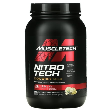 Muscletech Products - Nitro-Tech Performance Series 100% Whey Gold French Vanilla Creme - 2.0 lbs.