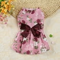 thumbnail image 3 of Frogued Pet Skirt Bowknot Design Attractive Soft Dog Strap Princess Dress for Summer (Pink,XS), 3 of 13