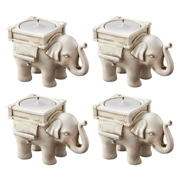 4X Candlesticks Candlestick Retro Wishing Candle Holder Tea Light Candle Holder