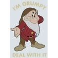 thumbnail image 2 of Men's Snow White and the Seven Dwarfs Grumpy Deal With It  Graphic Tee Tie Dye Medium, 2 of 4