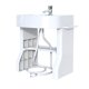 thumbnail image 2 of Estación de lavabo, autocuidado Altura con tubería de agua Lavabo de plástico PP portátil Juguetes para pequeños Bebé Blanco Baoblaze Juguetes de lavabo, 2 of 8