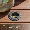 thumbnail image 3 of Vicllax Outdoor Round Small Bar Table Metal Modern Style for Garden Balcony (Diameter 27.6"), 3 of 6