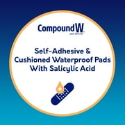 Compound W Maximum Strength One Step Plantar Wart Remover Foot Pads, Salicylic Acid, 20 Count