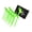 Green, variant on Portable Golfs Nails Tees Plastics Golfs Tees Stability Tees Holder Tees for Lawns Practice and Use