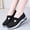 C-Black, variant on Fashion Summer Women Sports Womens Air 270 Casual Shoe Shoes Flat Bottom Non Slide on Shoes Women Casual Slip Mesh Hollow Upper Casual Flat Shoes Women Breathable Soft Slip on Casual Style