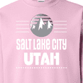 thumbnail image 3 of Inktastic Salt Lake City Utah Mountains Adult Sweatshirt, 3 of 4