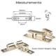 thumbnail image 4 of 4 pieces double roller catch, high-performance cabinet lock, strong hold ball catch, suitable for wooden cabinet doors, interior doors, shoe cabinet, 4 of 5