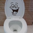 thumbnail image 2 of 2pcs Toilet Smiley Face Decal Wall Art Decor Funny Bathroom Sticker, 2 of 5