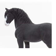 Safari Ltd. Shire Stallion Figurine - Lifelike 5 Horse Figure - Educational Toy for Boys, Girls, and Kids Ages 3+