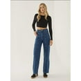 thumbnail image 2 of Wide Leg Jeans with Stitch Detail, 2 of 7