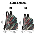 thumbnail image 2 of FORMRS Mini Backpack Purse for Women Travel Daypack Casual Shoulder Bag, Abstract Stripes, 2 of 7
