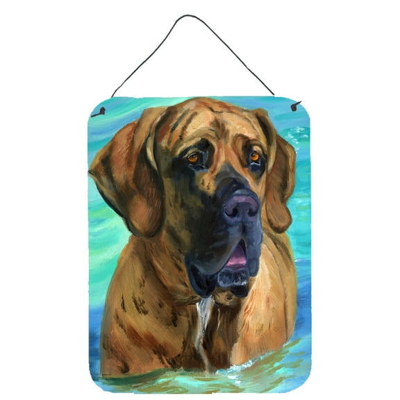 Carolines Treasures 7378DS1216 Fila Brasilerio Wall or Door Hanging Prints 12x16 multicolor