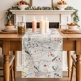 thumbnail image 2 of Spring Floral Table Runner, Summer Birds Botanical Country Washable Cotton Linen Table Runners 72 Inches Long, Dresser Scarf Runner for Dining/Coffee/Kitchen/TV Stands/Cabinets 13''x72'', 2 of 8