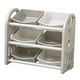 thumbnail image 2 of Organizador de juguetes infantiles con contenedores de almacenamiento. Muebles para sala de juegos y dormitorio. Gris, 2 of 9