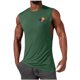 thumbnail image 1 of Camiseta sin mangas de cuello redondo para hombre, jersey deportivo de alta elasticidad, cuello redondo, sin mangas, ropa deportiva para hombre musculoso, camiseta sin mangas de algodón para hombre, 1 of 5
