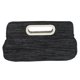 thumbnail image 3 of Bolso de mano Salvador para mujer, elegante, de noche, negro, 3 of 8