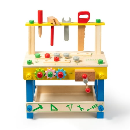 

CLEARANCE! Wooden Tool Workbench Toy for Kids (8 pcs an order)